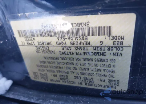 2007 Nissan Versa 1.8S z USA, uszkodzony, nr VIN 3N1BC11E77L417342